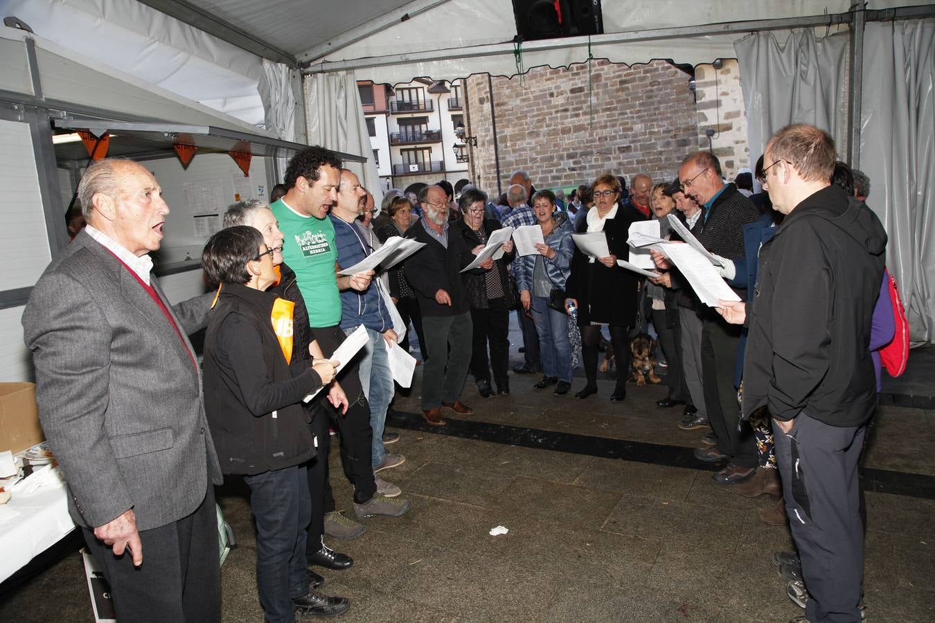 Fiestas en el barrio ataundarra de San Martín