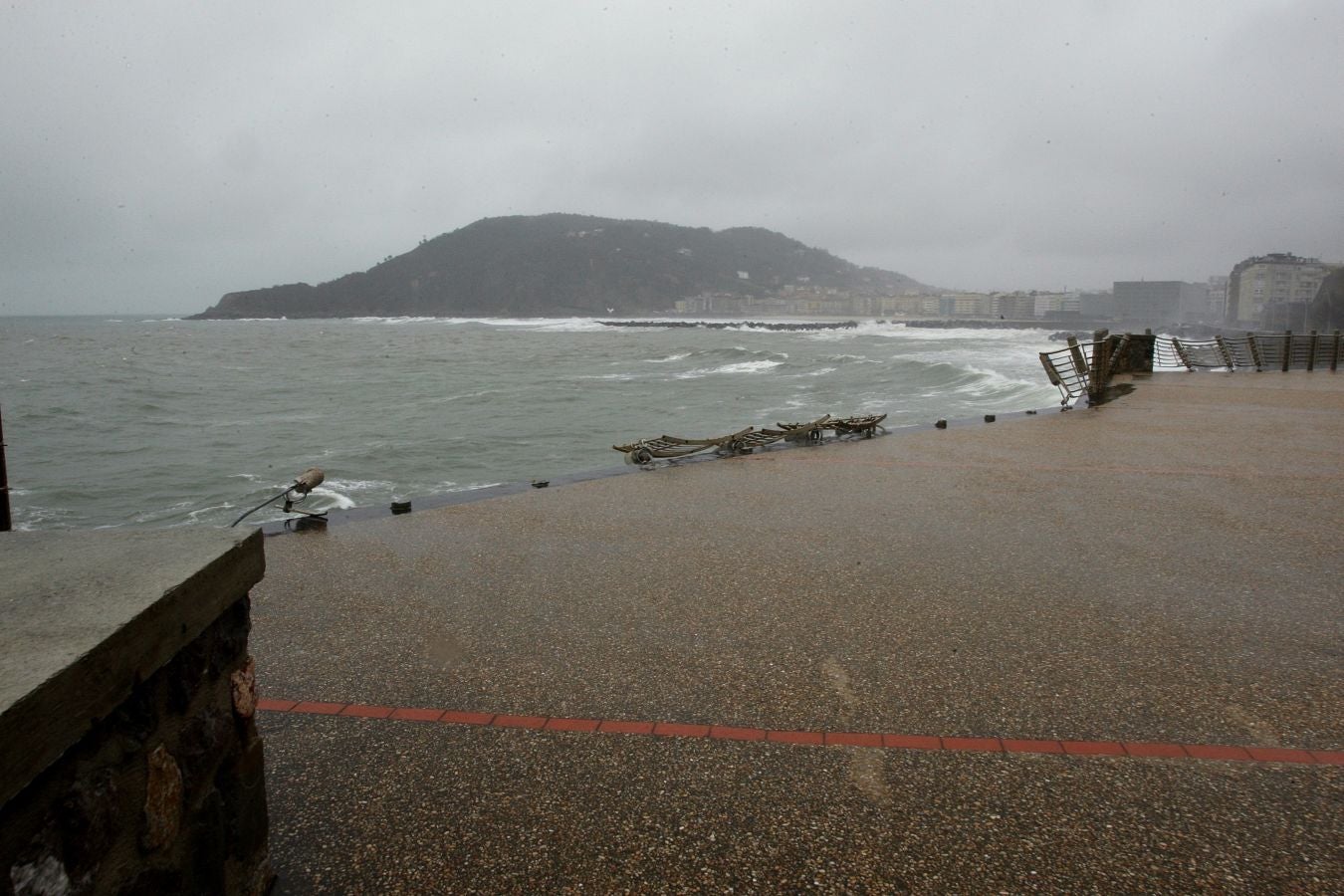 Los daños del temporal en Gipuzkoa