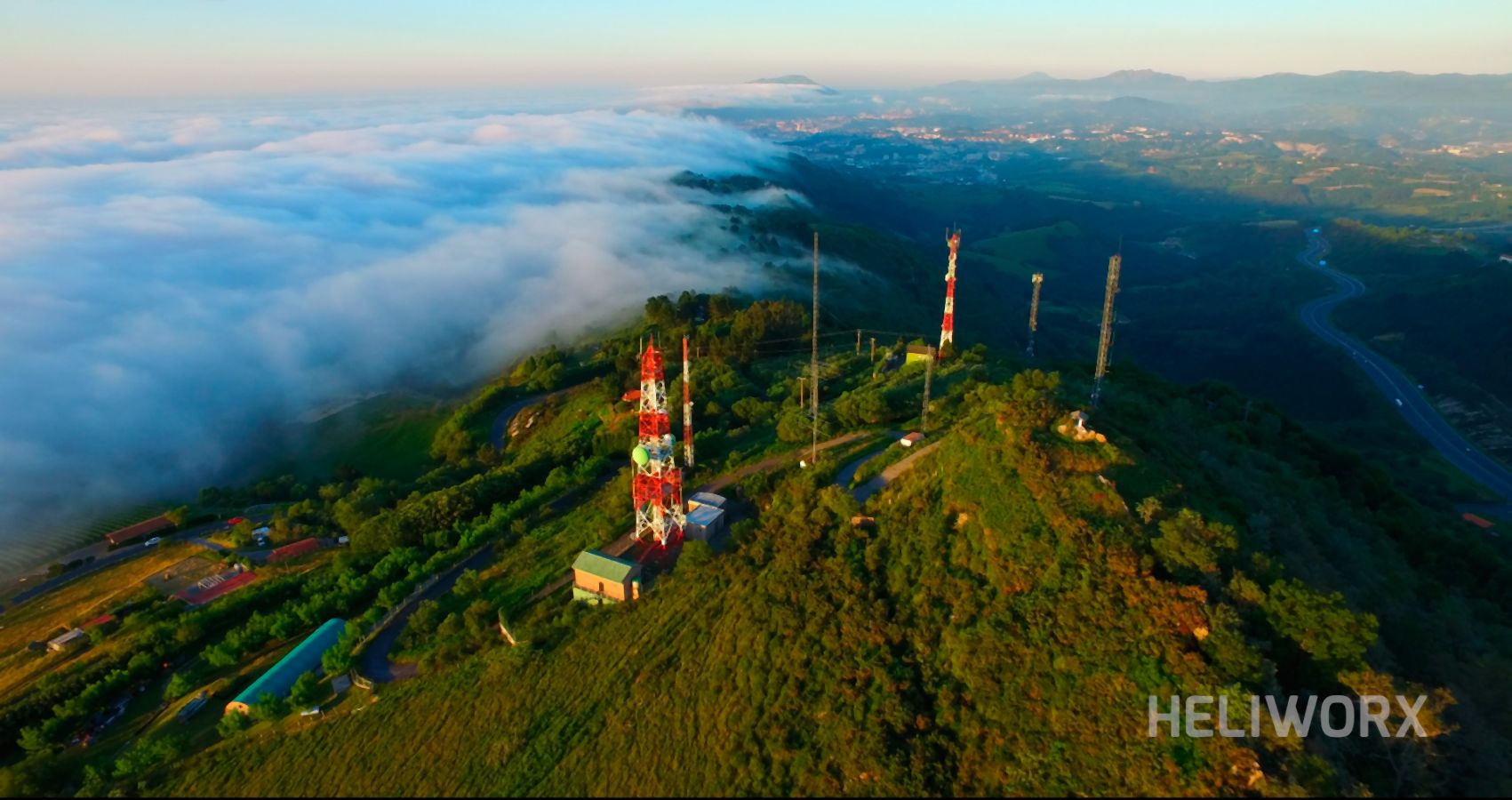 Igeldo desde las nubes