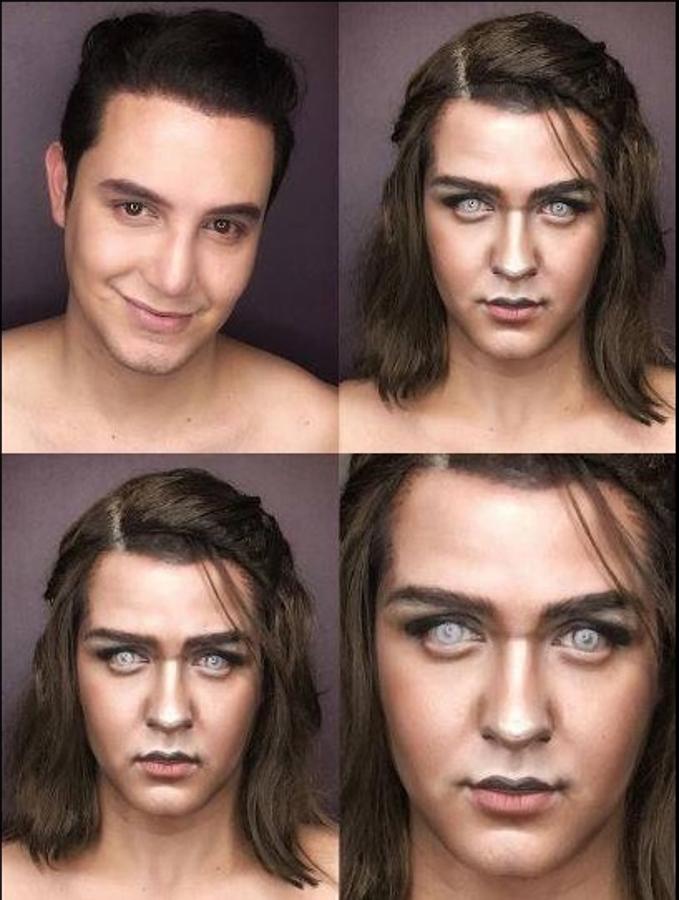 La increíble transformación de un hombre en las mujeres de 'Juego de Tronos'