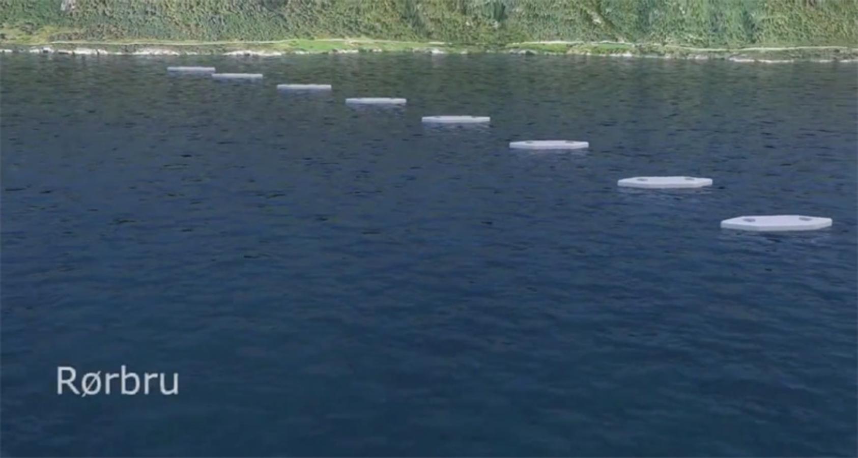 Puentes colgantes sumergidos en Noruega