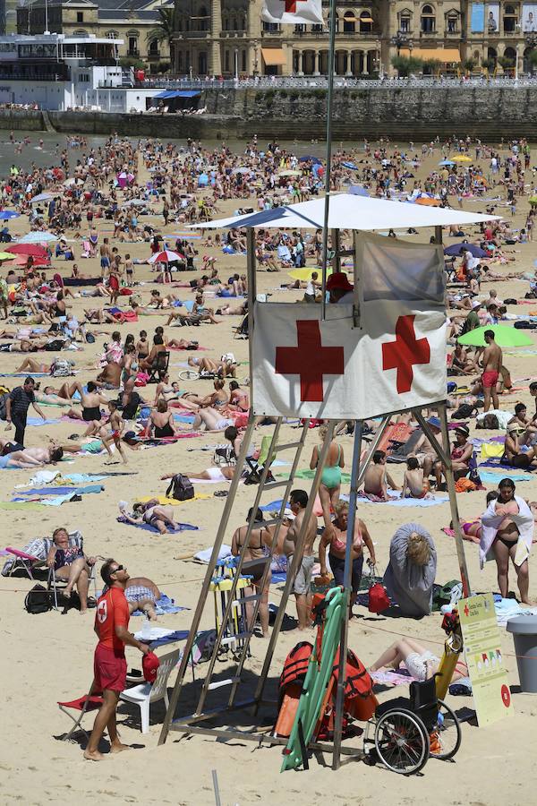 Los socorristas de Cruz Roja no paran en verano