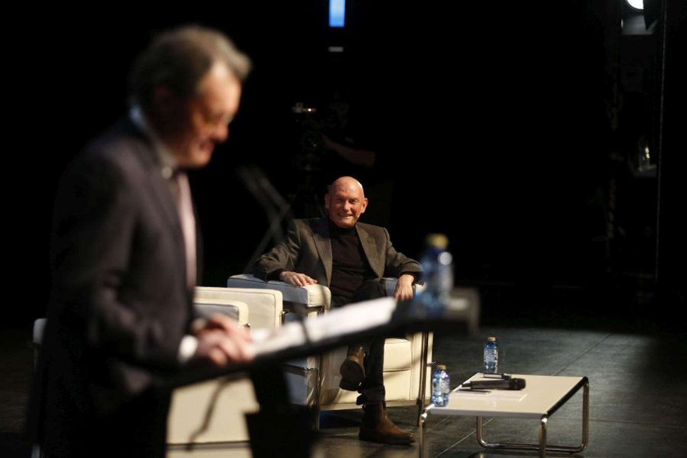 Ibarretxe y Artur Mas, juntos en un acto sobre el proceso soberanista catalán