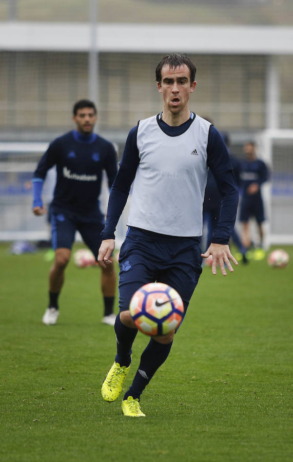 Accidentado entrenamiento de la Real