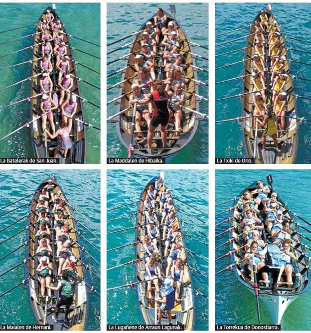 Seis botes entre la obligación y el deseo