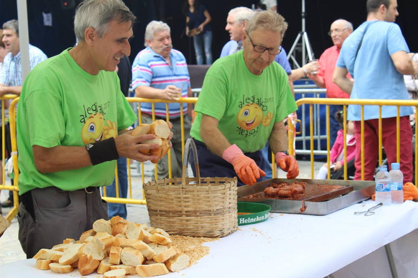 Alegiako festak, iruditan