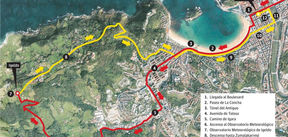 Cambios en el recorrido de la Clásica San Sebastián