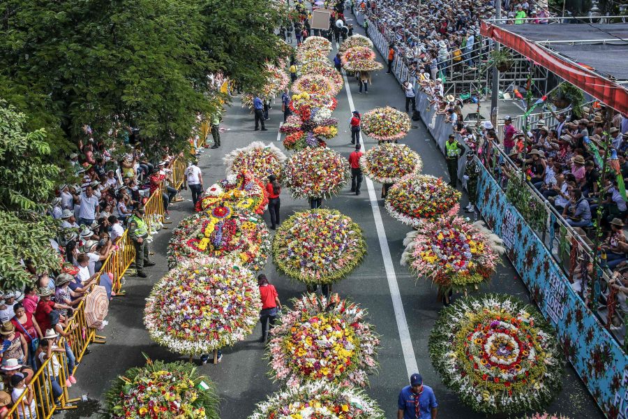 Desfile de Silleteros en Medellín, Colombia