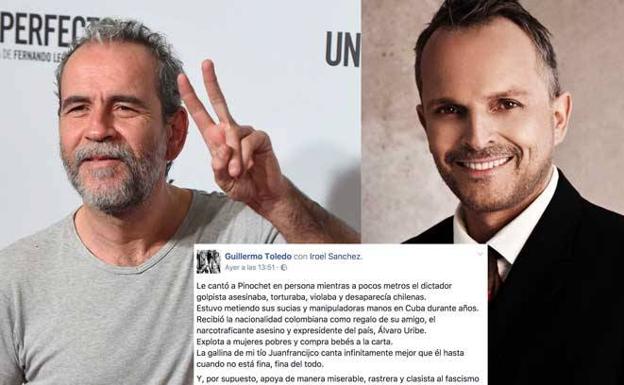 Brutal ataque de Willy Toledo a Miguel Bosé