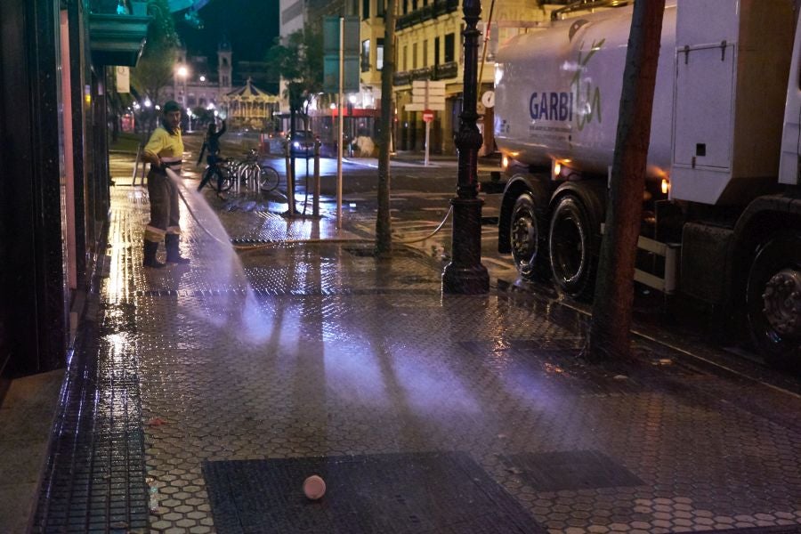 La limpieza de Semana Grande