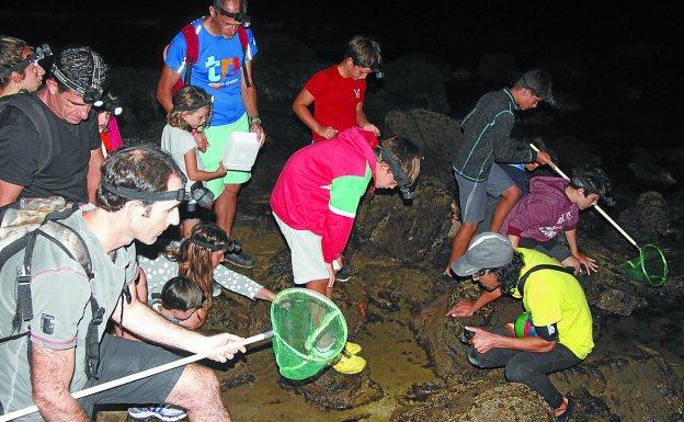 Las mareas vivas de septiembre dan opción de disfrutar de la experiencia 'flysch at night'