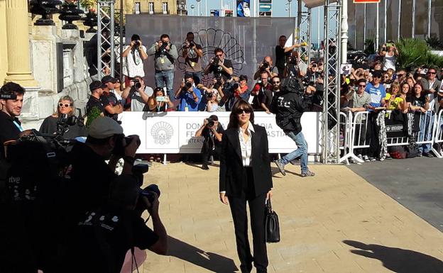 Monica Bellucci ilumina el Zinemaldia