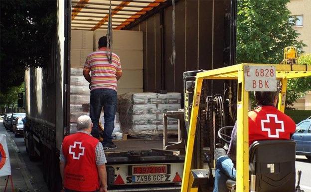 Cruz Roja Gipuzkoa distribuirá 139.000 kilos de alimentos a 6.000 personas