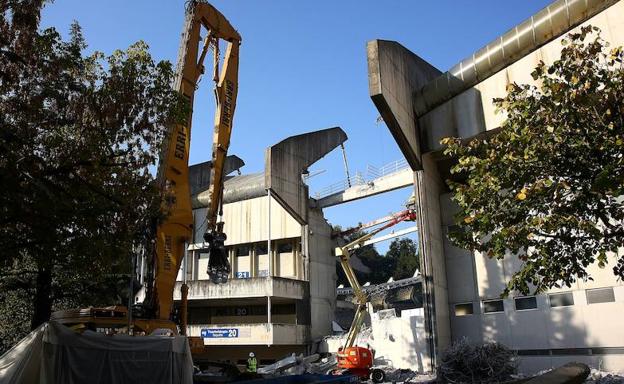 El derribo de Anoeta ya es visible