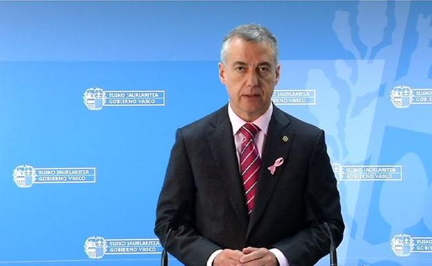 Urkullu cree que «no debe procederse» al 155 porque Puigdemont reconoce que no proclamó la independencia