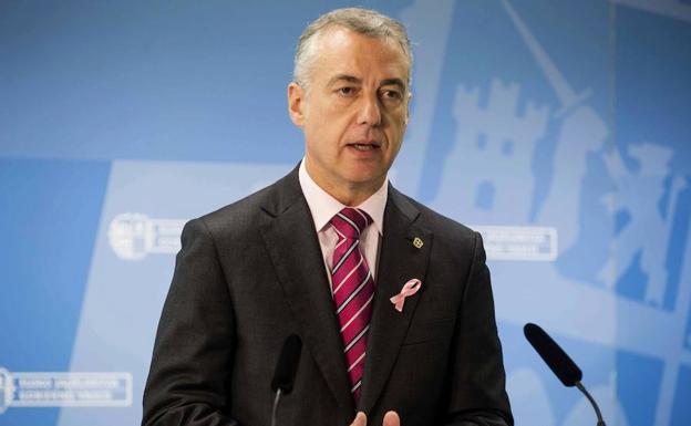 Urkullu deplora la intervención del autogobierno, pero sugiere una salida por la vía electoral