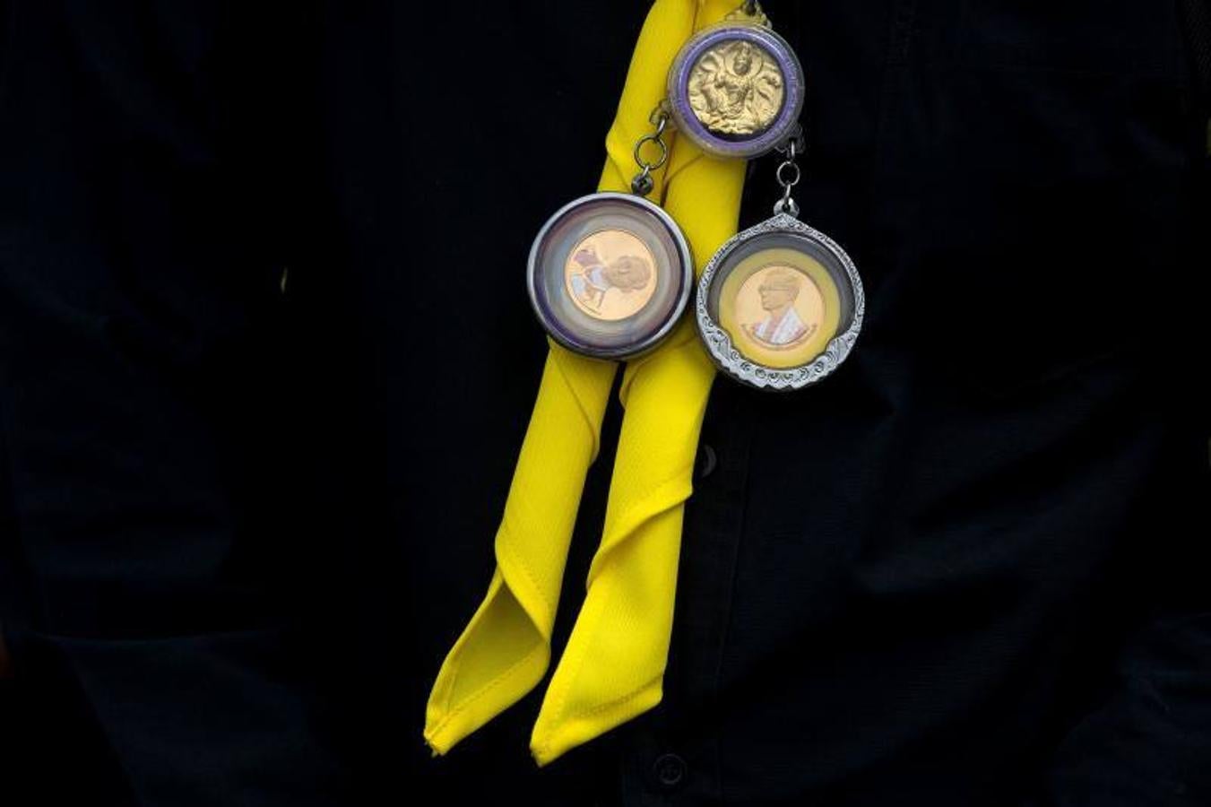 Homenaje al rey de Tailandia