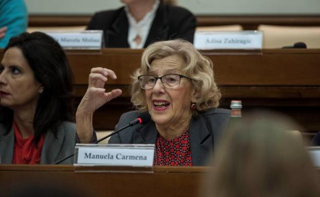 Carmena dice que Montoro «está aplicando mal» la ley al tutelar las cuentas