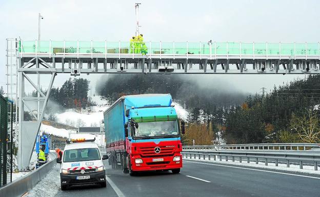 El futuro peaje de Deskarga también funcionará con arcos