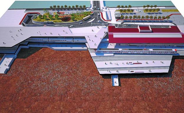 El Gobierno Vasco saca a licitación el proyecto constructivo de la estación del TAV de Donostia