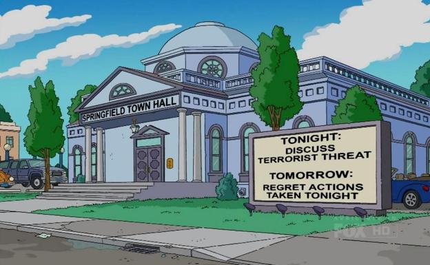 Detienen a varios ladrones con un truco de 'Los Simpsons'