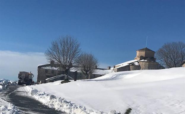 La belleza de Aralar bajo la nieve