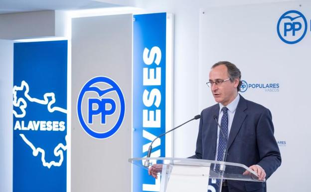 El PP pide al PNV que no deslice Euskadi por el «lío» de la autodeterminación