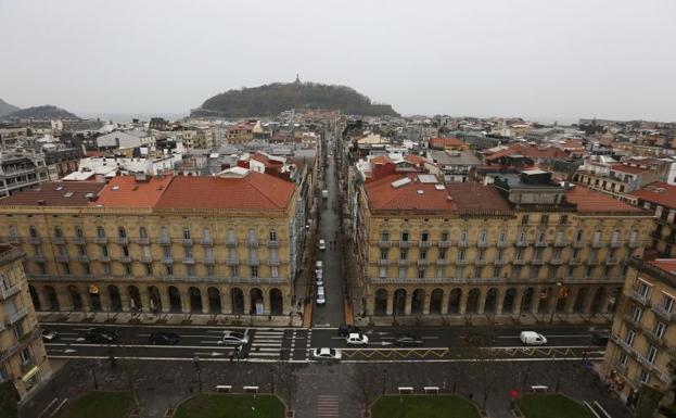 San Sebastián, desde la torre del buen pastor