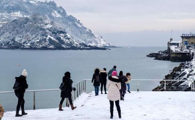 «En la costa ha nevado más de lo que esperábamos», dice Aemet