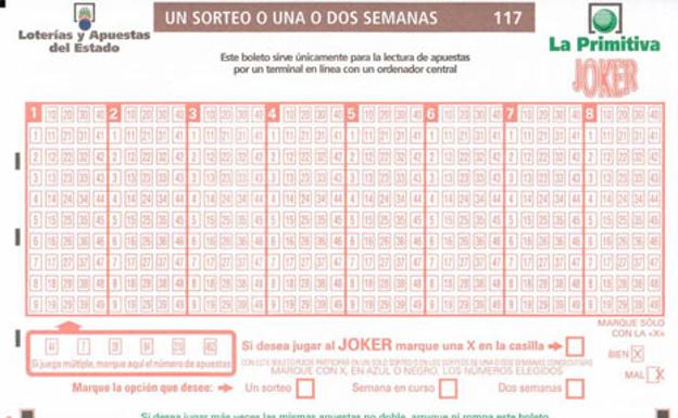 Primitiva jueves: resultado del 8 de marzo