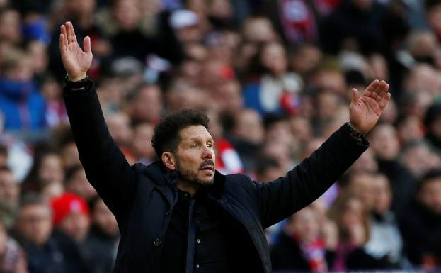 Simeone: «Mi deseo es llegar con opciones a las últimas cinco jornadas»