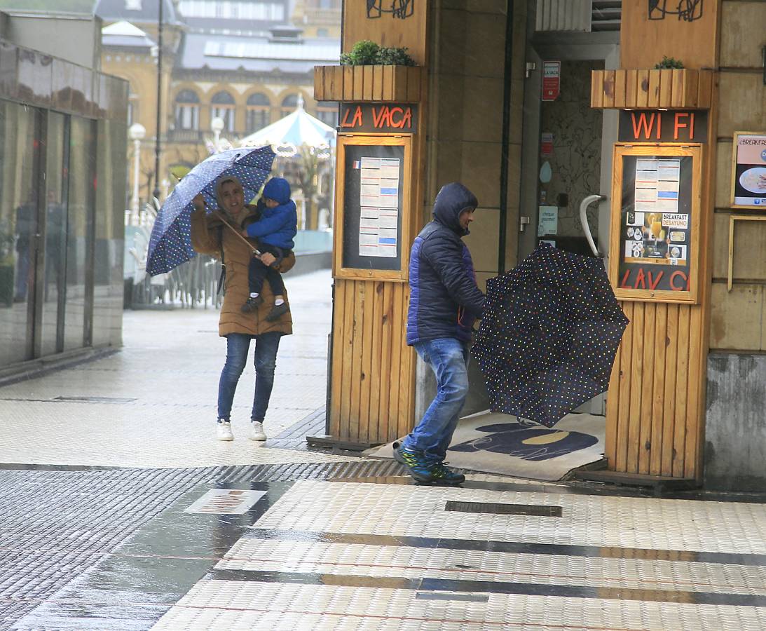 El temporal, en imágenes