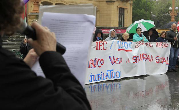 La pensión media subió en Euskadi un 1,9 % en abril
