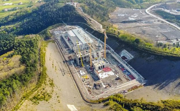La Diputación de Gipuzkoa adelanta que las obras de la incineradora están ejecutadas al 40%