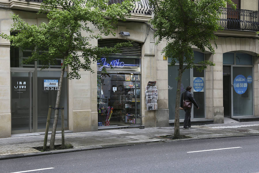 El declive de las donostiarras calles San Bartolomé y San Martín