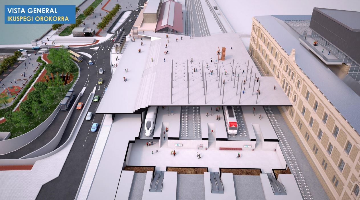 Luz verde al proyecto de estación del TAV en Donostia
