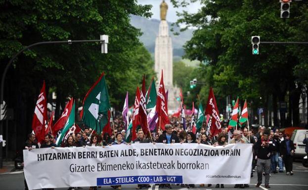 Los sindicatos de centros concertados cifran en un 65% el seguimiento de la huelga