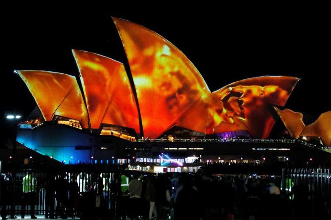 Juego de luces en Sidney