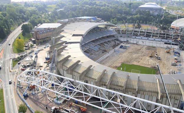 Retrasados hasta el martes los cortes en la zona deportiva de Anoeta