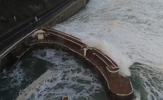 La Diputación de Gipuzkoa recibe del Gobierno central 1,8 millones para paliar los daños del temporal de 2014