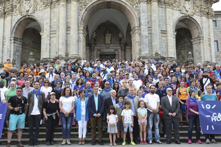 Refugiados en el Santuario de Loyola