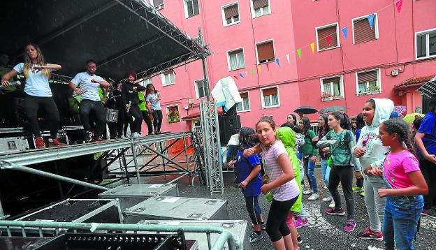 Un chaparrón de langostinos