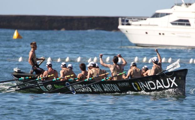 A Getaria le sobraron solo cuatro paladas