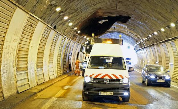 La A-15 registrará cortes en ambos sentidos dos noches por las obras del túnel de San Lorenzo