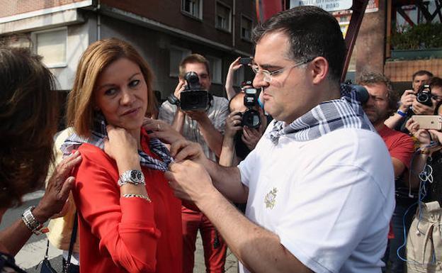 Cospedal advierte en Portugalete de que Podemos «generará odio y manipulación» a través de TVE