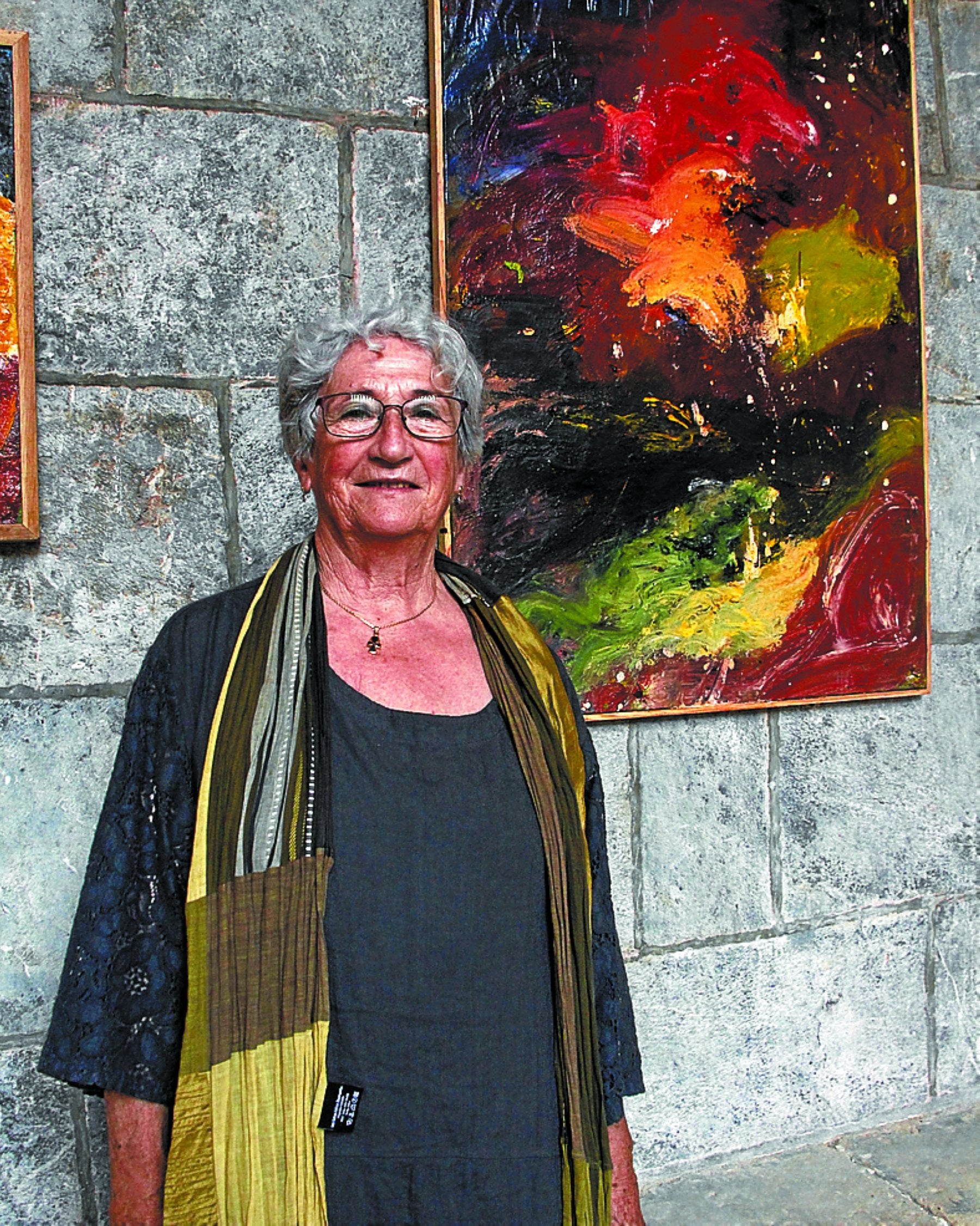 Josette Dacosta expondrá su arte en el claustro debarra
