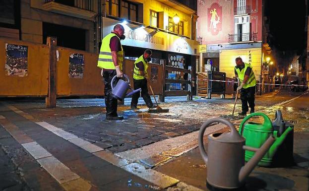 Encierro antideslizante de San Fermín