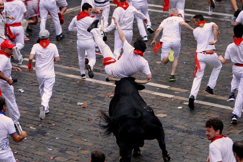 El Puerto de San Lorenzo estrena los encierros de San Fermín