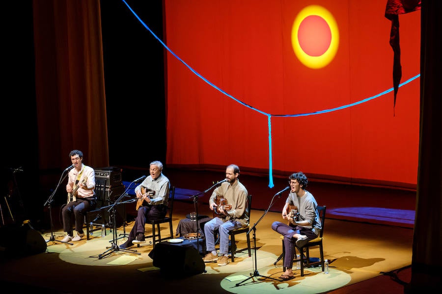 Caetano Veloso e hijos en el Jazzaldia