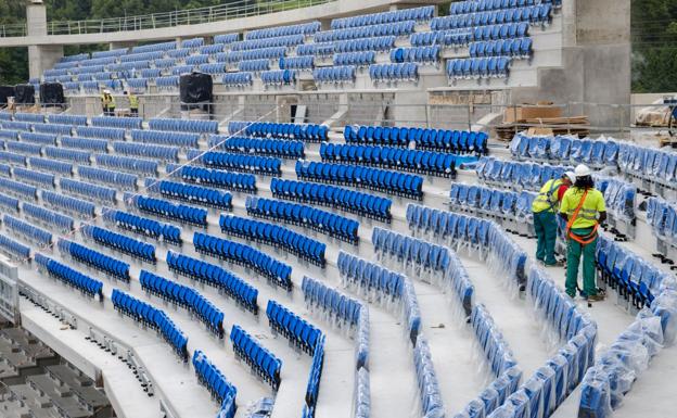 Asientos con mensaje en el nuevo Anoeta